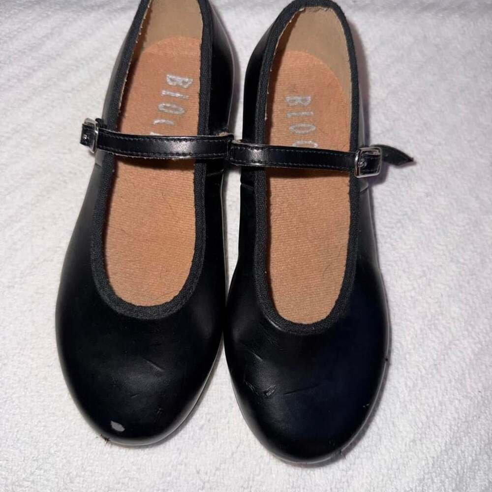 Bloch Mary Jane Tap Shoes Size 11M Black Leather